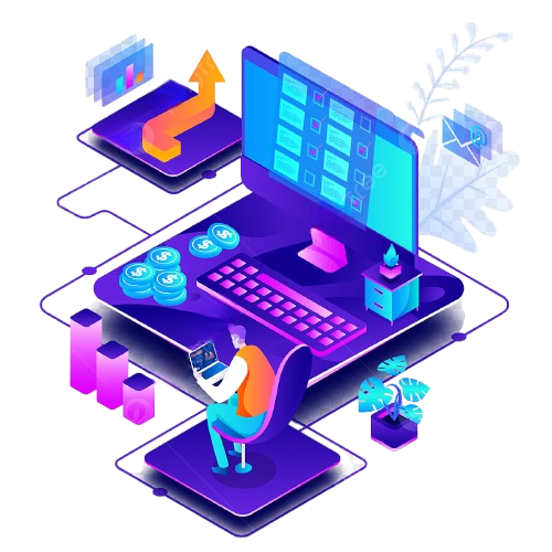 Futuristic Finance Illustration